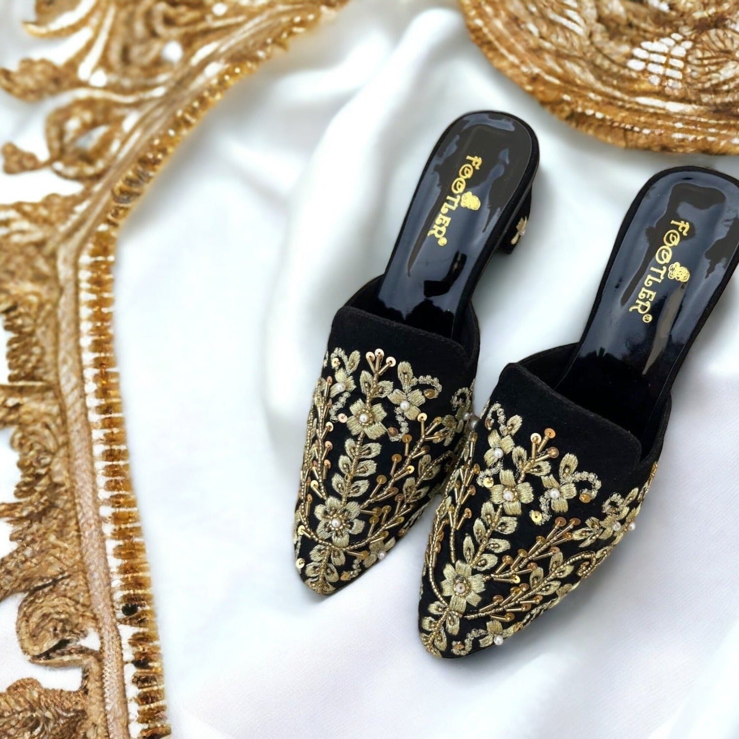 BRIDAL EMBROIDERY HEEL