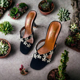 FLOWER PATCH HEEL