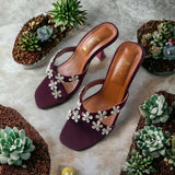 FLOWER PATCH HEEL