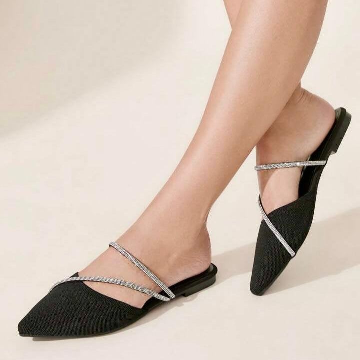 POINTED TOE MULES