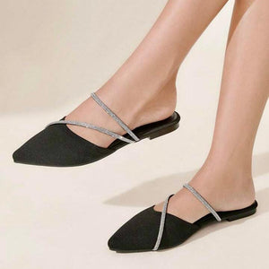 POINTED TOE MULES
