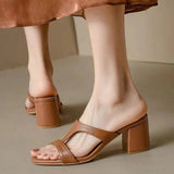 OPEN TOE HEEL