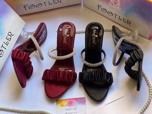 FRILL KITTEN HEEL