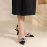 TRANSPARENT KITTEN HEEL