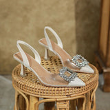 TRANSPARENT KITTEN HEEL